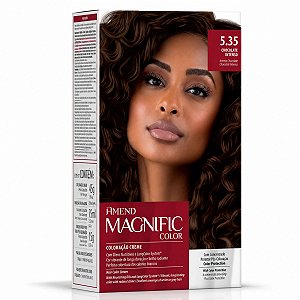 Coloração Creme Amend Magnific Color 5.35 Chocolate Intenso