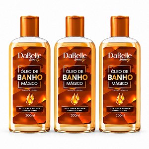 Kit Dabelle Banho Mágico: 3 Óleos De Banho 200ml