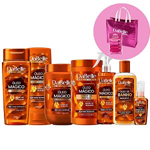 Kit Completo DaBelle Óleo Mágico Blend 10 Óleos: Shampoo 250ml + Mimos