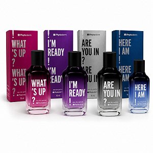 Kit Phytoderm Parfum: What's Up , Ready, Are you in e Here I Am 95ml