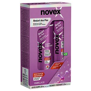 Kit Novex Restart Dos Fios Exossomos: Shampoo e Tratamento Condicionante 300ml
