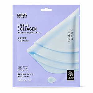Máscara Facial De Gel Kiss New York Colágeno Lift Plus Collagen Overnight Hydrogel Mask