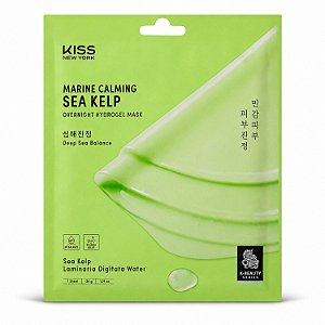 Máscara Facial Kiss New York Extratos Marinhos Marine Calming Sea keep Overnight Hydrogel Mask