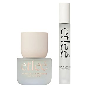 Kit Etleé Perfume Vanilla e Lavender Eau De Parfum 30ml e 10ml