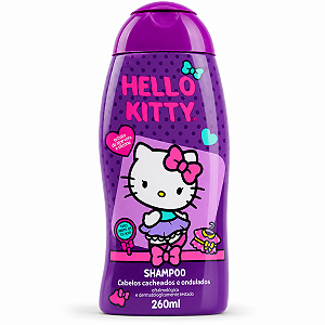 Shampoo Cabelos Cacheados e Ondulados Cia da Natureza Hello Kitty 260ml