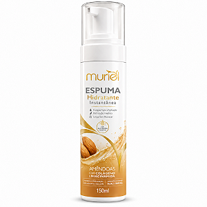 Espuma De Limpeza Hidratante Muriel Facial e Corporal Amêndoas 150ml