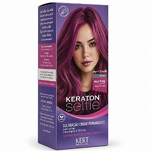 Coloração Creme Kert Keraton Selfie My Crush Hot Pink