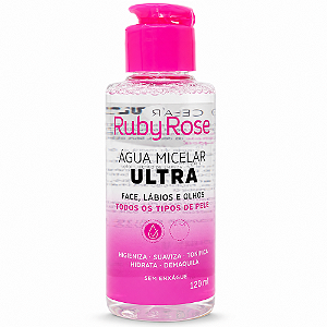 Ruby Rose Água Micelar Ultra Sem Enxágue 120ml Ref. Hb-300