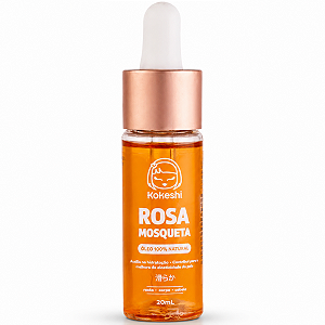 Óleo Natural Kokeshi Rosa Mosqueta Para Corpo, Rosto e Cabelo 20ml