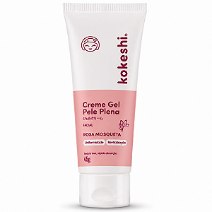 Creme Gel Facial Kokeshi Pele Plena Rosa Mosqueta 45g