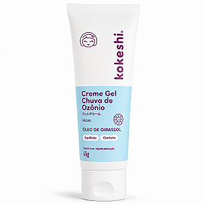 Creme Gel Facial Kokeshi Chuva De Ozônio Óleo De Girassol 45g