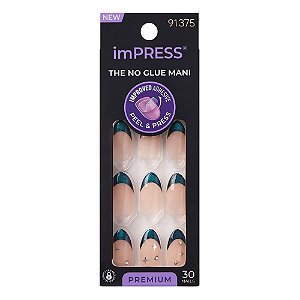 Unhas Autocolantes Kiss Ny imPress The No Glue Mani Premium Visions Ime10