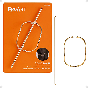 Prendedor De Cabelos Proart Gold Hair Pdc78bb