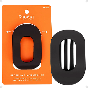 Presilha Plana Proart Grande Preta Pdc79bb