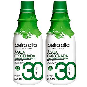 Kit Beira Alta Água Oxigenada: 30 Volumes C/2 900ml