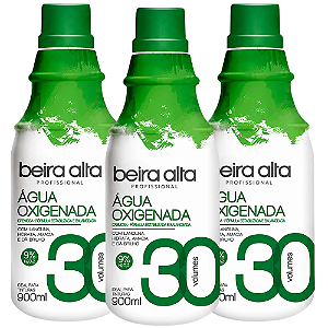 Kit Beira Alta Água Oxigenada: 30 Volumes C/3 900ml