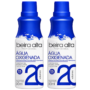 Kit Beira Alta Água Oxigenada: 20 Volumes C/2 90ml