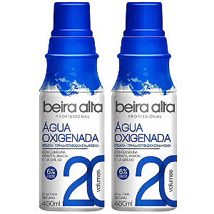 Kit Beira Alta Água Oxigenada:20 Volumes C/2 450ml
