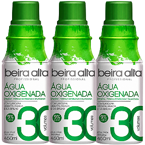 Kit Beira Alta Água Oxigenada:30 Volumes C/3 450ml
