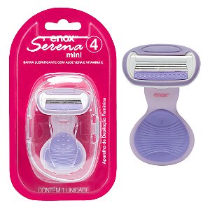 Aparelho De Depilação Feminina Enox Serena Mini 4 Com Barra Lubrificante