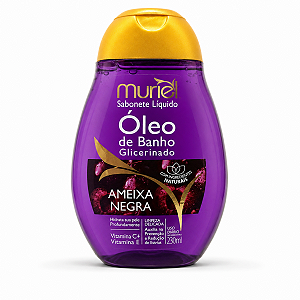 Sabonete Líquido Muriel Óleo De Banho Glicerinado Ameixa Negra 230ml