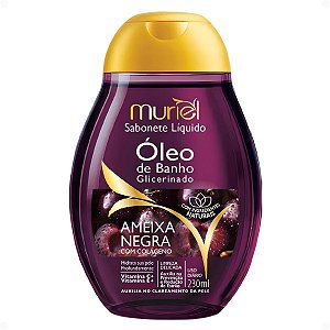 Sabonete Líquido Muriel Óleo De Banho Glicerinado Ameixa Negra 230ml