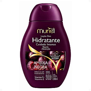 Loção Deo Hidratante Muriel Ameixa Negra 200ml