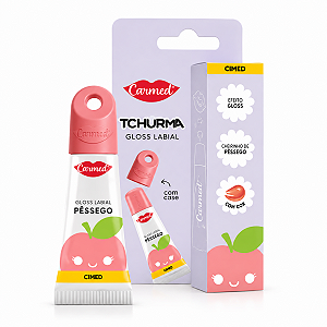 Gloss Labial Carmed Tchurma Pêssego Com Case 5g