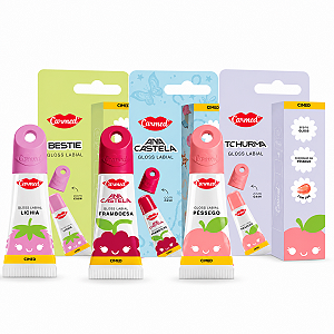 Kit Carmed Gloss Labial Com Case: Ana Castela, Bestie e Tchurma 5g