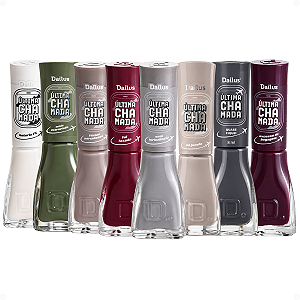 Kit Esmalte Cremoso Dailus Última Chamada 8 Unidades 8ml