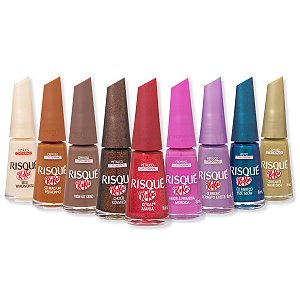 Kit Risqué KitKat Completo Com 9 Esmaltes