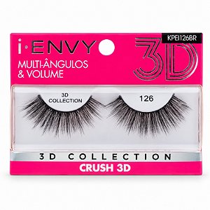 Cílios Postiços I-Envy Multi-ângulos & Volume 3D Collection Crush 126 Kpei126br