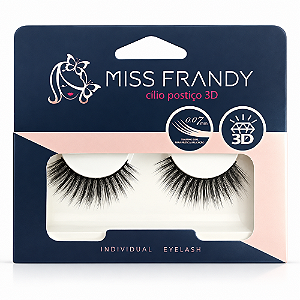 Cílios Postiços Inividual Eyelash 3d Miss Frandy C18-0366