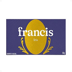 Sabonete Vegetal Em Barra Francis Íris 90g