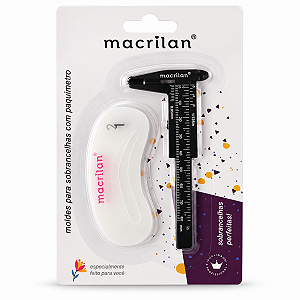 Macrilan Moldes Para Sobrancelhas Com Paquimetro