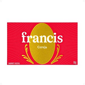 Sabonete Vegetal Em Barra Francis Cereja 90g