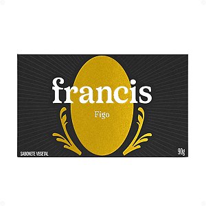 Sabonete Vegetal Em Barra Francis Figo 90g