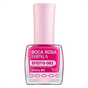 Esmalte Efeito Gel Impala Boca Rosa Efeito Br 11ml