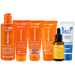 Kit Dermachem Vitamina C Com 5 Produtos + Protetor Solar Fps60