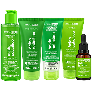 Kit Dermachem Ácido Salicílico Com 5 Produtos