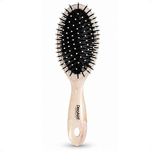 Escova Oval Proart Marble Branca Em06b