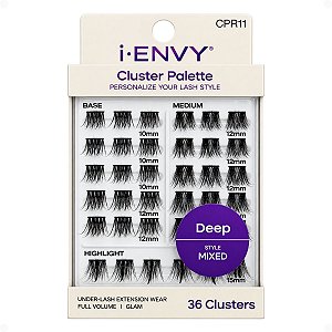 Paleta De Cílios Postiços Kiss Ny I-Envy Cluster Palette Deep Style Mixed Cpr11