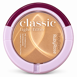 Pó Compacto Ruby Rose Classic Light Filter P10 Hb-m409-2