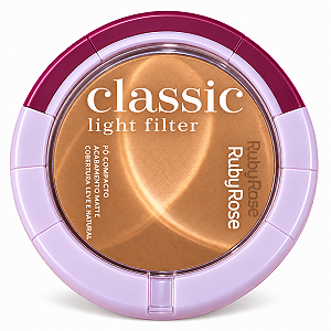 Pó Compacto Ruby Rose Classic Light Filter P25 Hb-m409-5