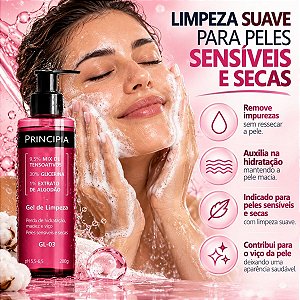 Gel De Limpeza Principia Peles Sensíveis e Secas GL-03