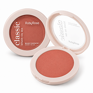 Blush Compacto Ruby Rose Classic Blush On Me Coral Charm Hb-m11-1 5g