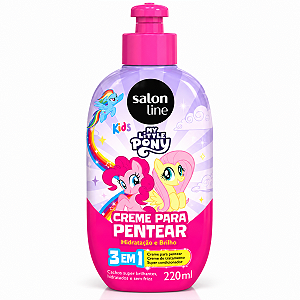 Creme Para Pentear 3 Em 1 Salon Line My Little Pony 220ml