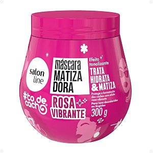 Máscara Matizadora Salon Line #todecacho Rosa Vibrante 300g