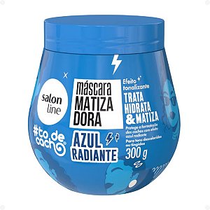 Máscara Matizadora Salon Line #todecacho Azul Radiante 300g