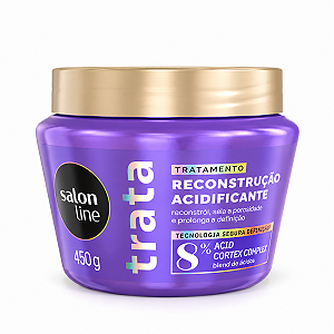 Máscara De Tratamento Salon Line Trata Reconstrução Acidificante Acid Cortex Complex 450g